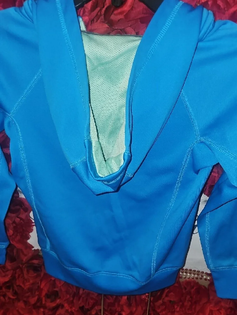Nike Girls Bright Blue Therma-Fit Zip Hoodie Size Small